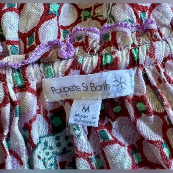 POUPETTE ST BARTH Elsa Floral Mini Dress-Size Medium-Preowned - Picture 9 of 10